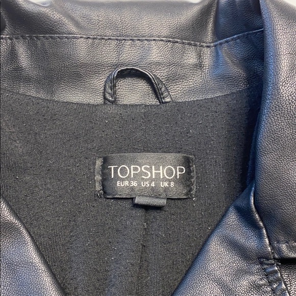 TOPSHOP faux leather jacket - Picture 2 of 5